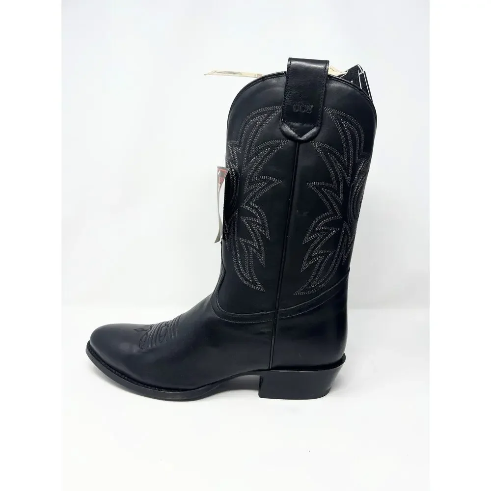Roper Sidewinder CCS Concealed Carry Cowboy Boots Men’s 9.5D Black Leather NWT